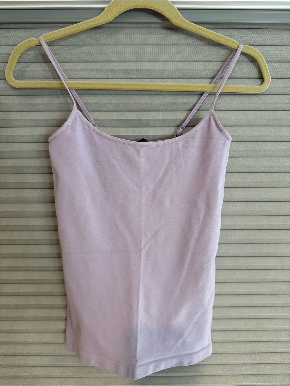 Bebe Light Lavender Spaghetti Strap Tank Top - size XS